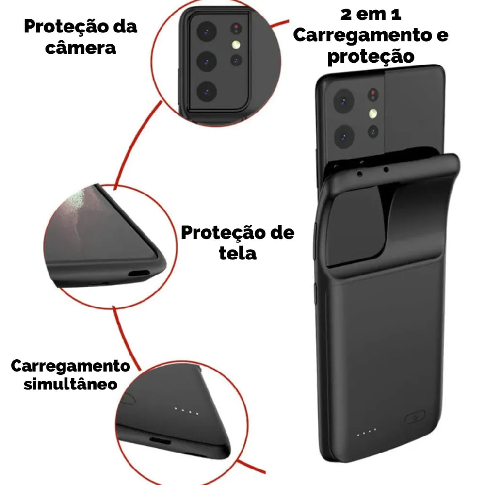 Capa Carregadora Samsung Essencial Power - Essencial Case