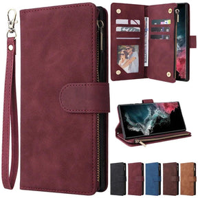 Capa de Couro 2 em 1 Samsung com Carteira - Essencial Case