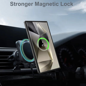 For Samsung Two-tone Skin-sensitive Magnetic Suction Phone Case