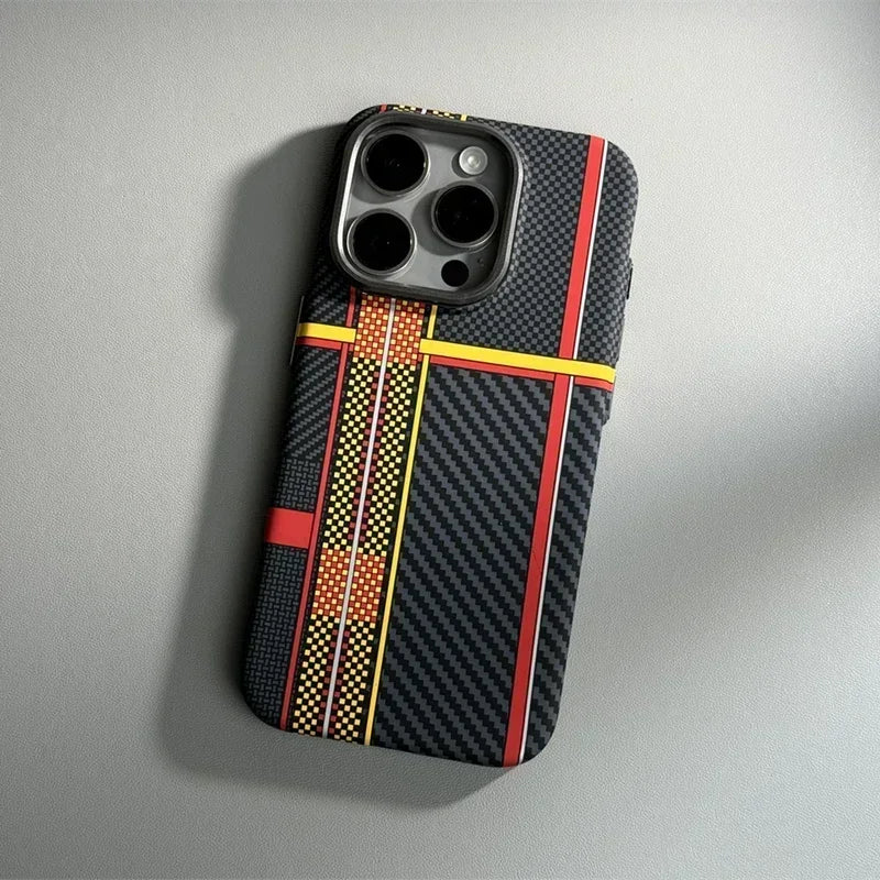 Case iPhone Ultra Carbon Fibra de Carbono MagSafe - Essencial Case