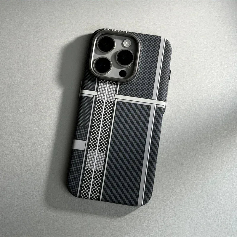Case iPhone Ultra Carbon Fibra de Carbono MagSafe - Essencial Case